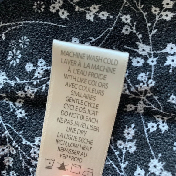 Nwt  Max Studio Printed Flutter Sleeve Tie Waist - Picture 6 of 16